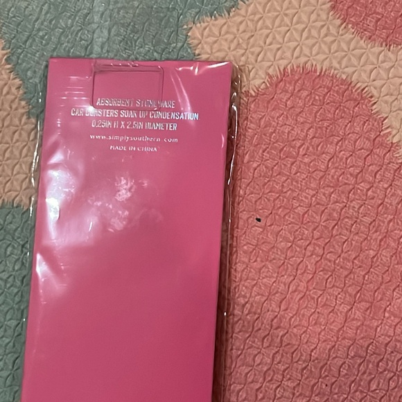 Pink Car Coaster Set New - Picture 2 of 2